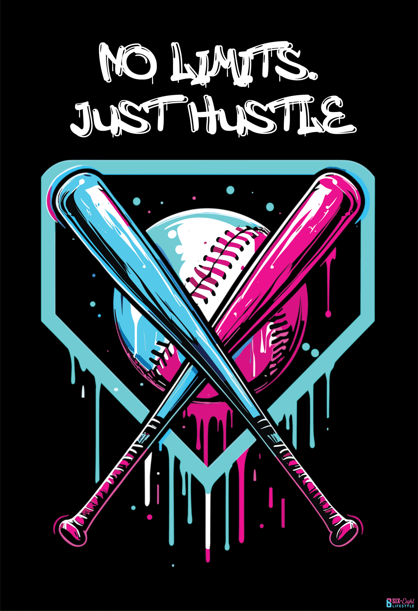 No Limits. Just Hustle. – Athletic/Beach Towel